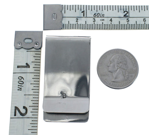 Kokopelli Arrow Genuine Sterling Silver Native American Money Clip AX126656